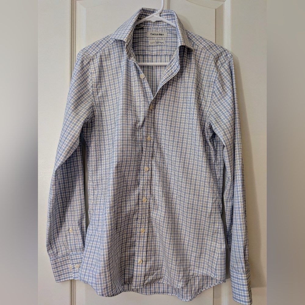 Twillory Men Dress Shirt, Size 14.5, 32/33